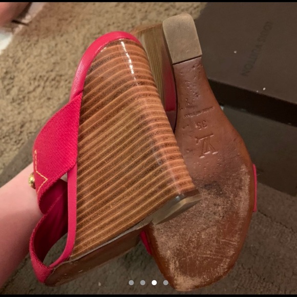 Authentic Louis Vuitton Wedges - Picture 3 of 6
